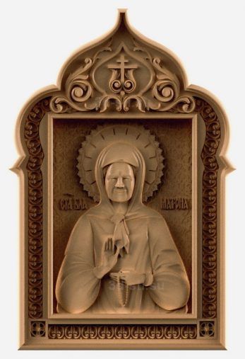 stl model is the Icon of St. Matrona Of Moscow 