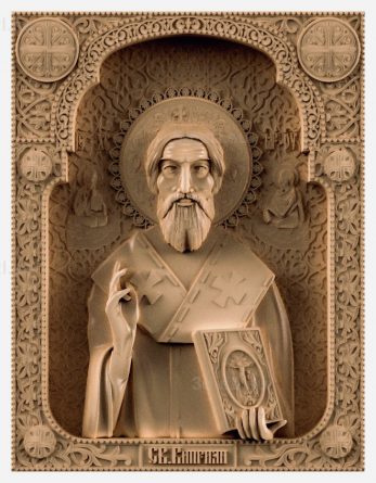 stl model-Icon of St. Cyprian