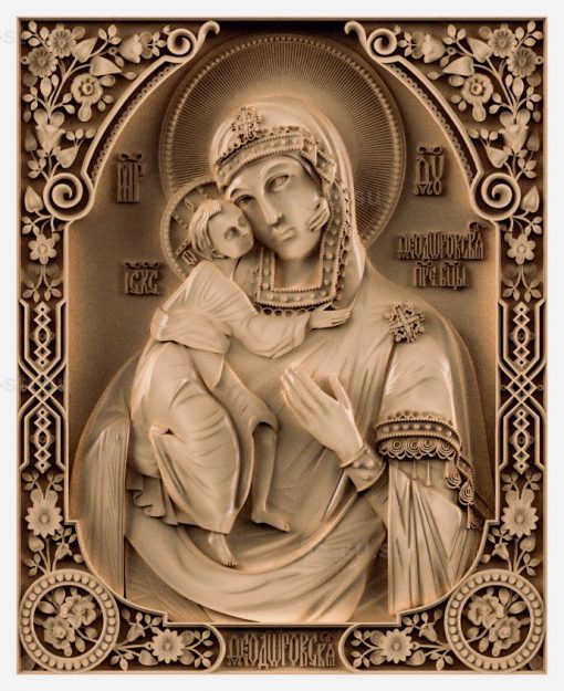 stl model is the Icon of the mother of God "Theodore"