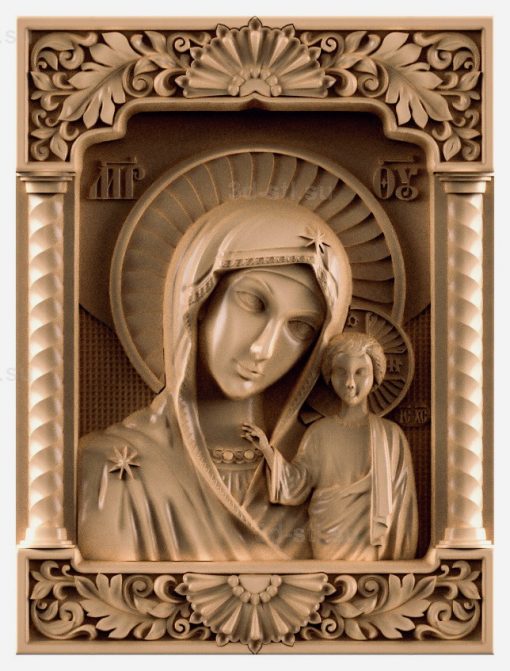 stl model-Icon "Tabynskaya" icon of the Mother of God