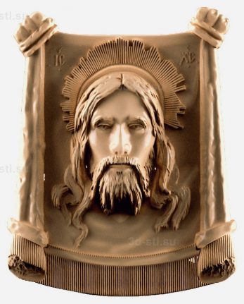 stl model is the Icon of the Holy face 