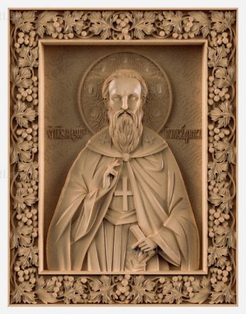 stl model-Icon of St. Maxim the Confessor