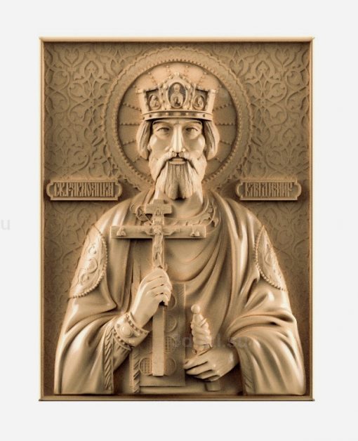stl model-Icon of St. Prince Vladimir