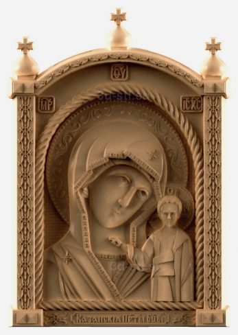 stl model-Icon of the Mother of God 