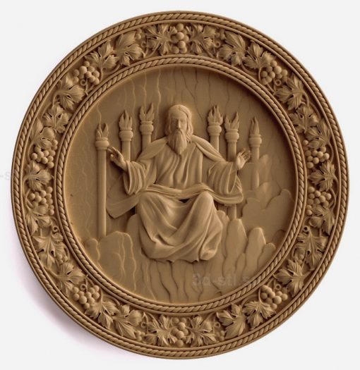 stl model-Icon of the Lord Jesus Christ