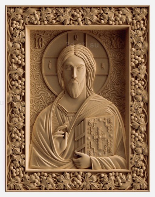 stl model-Icon of the Lord "Almighty"