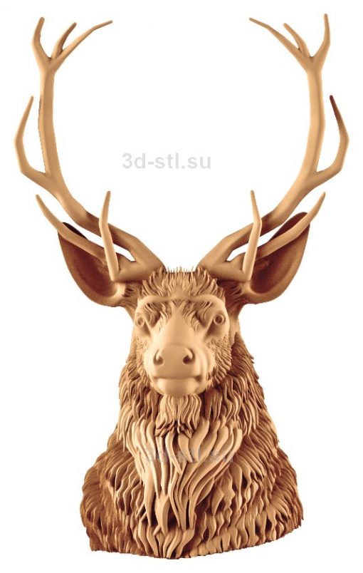 stl model Panno deer Head