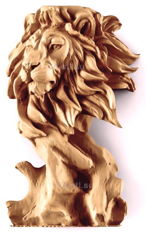 stl model Panno lion decor