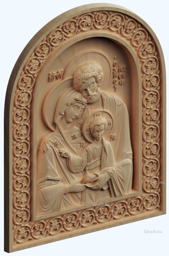 stl model- icon of the Holy Family