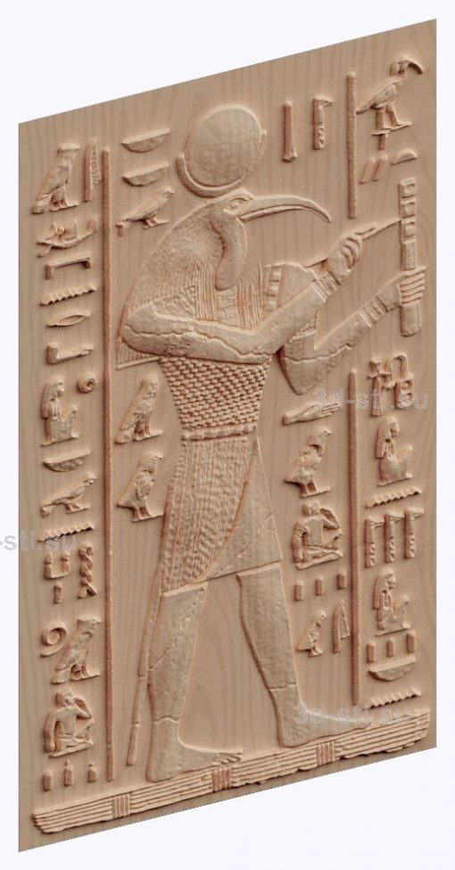3d stl model-panel Egyptian Gods
