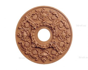 stl model of decorative Plate № 039