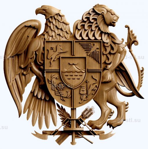 stl model - the coat of Arms № 031