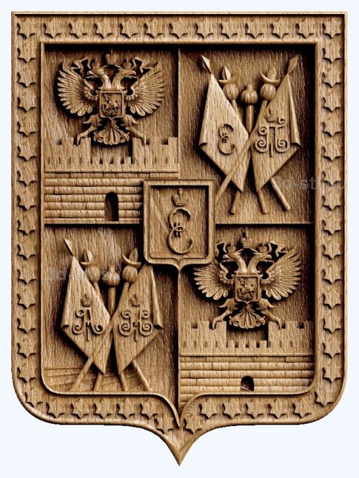 stl model - the coat of Arms № 034
