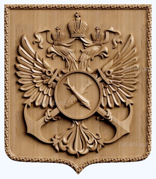 stl model - the coat of Arms № 044