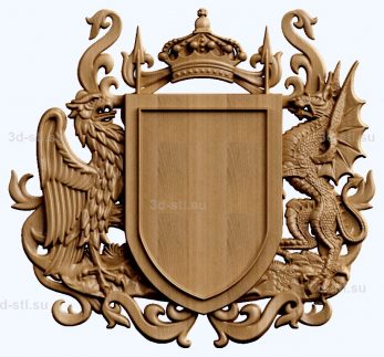 stl model - the coat of Arms of the family 