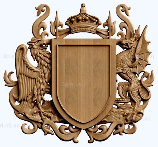 stl model - the coat of Arms of the family