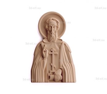 stl model is the Image of St. Sergius Of Radonezh