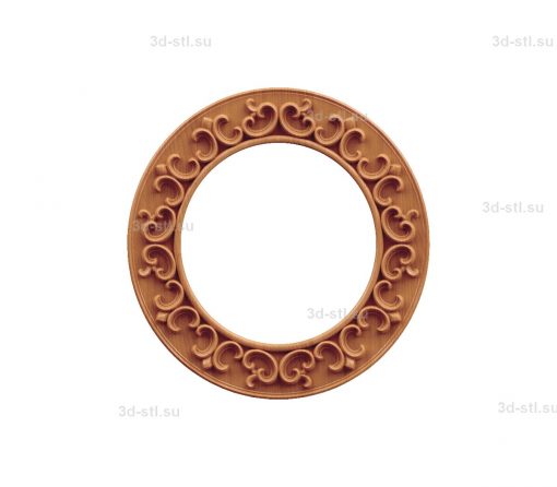 stl model of decorative Plate № 012