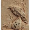 stl model panel raven Halloween