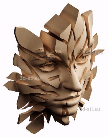 3d STL model-bas-relief № 68 Split face