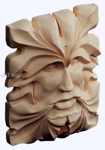 3d STL model-face bas-relief № 78