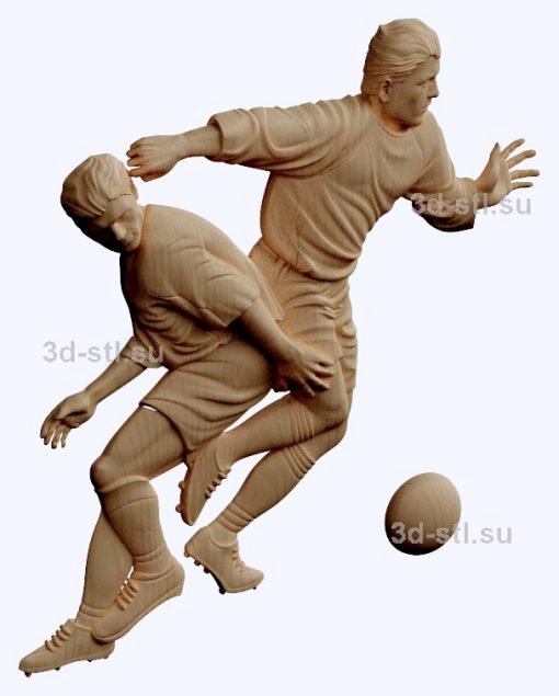 3d STL model-Football players bas-relief № 88
