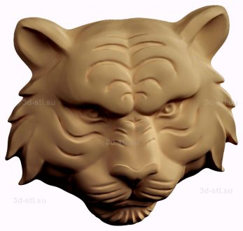 stl model relief tiger