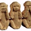 stl model relief three monkeys 