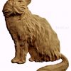 stl model relief cat 