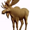 stl model relief elk 