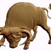 stl model relief bull 