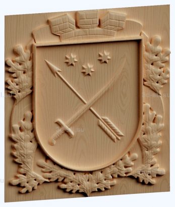stl model - the coat of Arms № 047