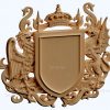 stl model - the coat of Arms of the family 