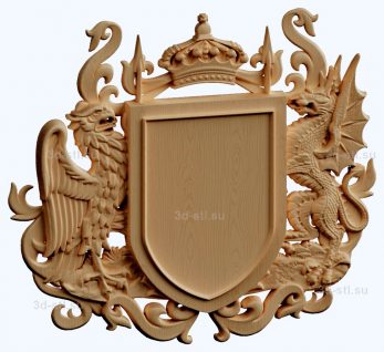 stl model - the coat of Arms of the family 