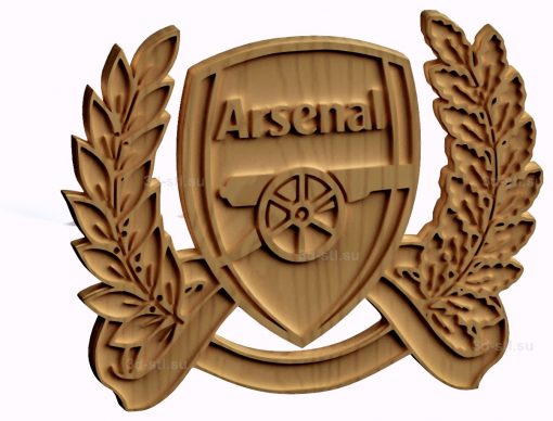stl model-the Emblem of Arsenal Football club