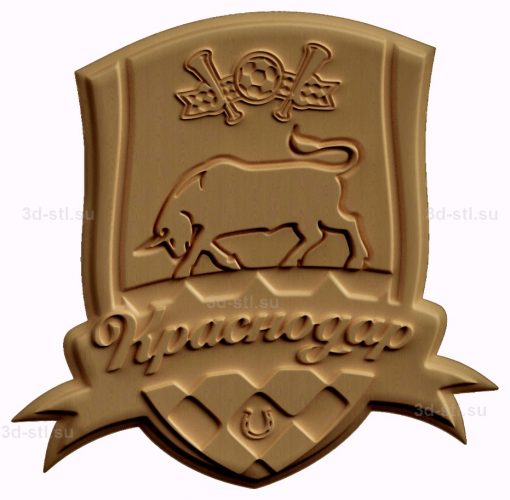 stl model is the Emblem of the Football club Krasnodar
