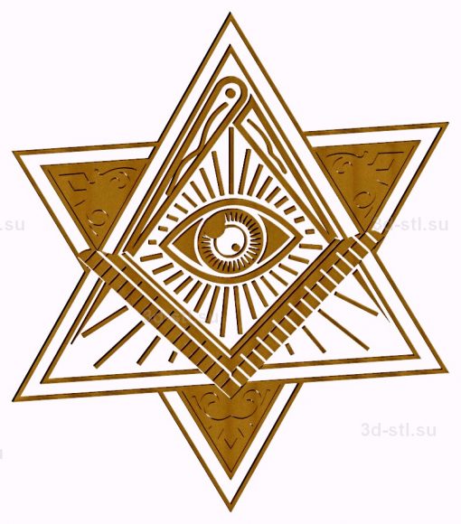 stl model is the Symbol of the Masonic