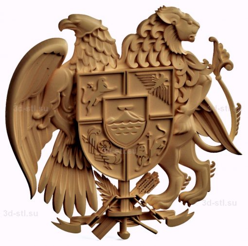 stl model-the coat of Arms of Armenia