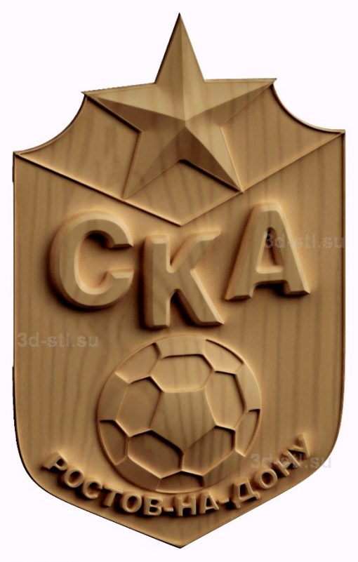 stl model-the coat of Arms of SKA Rostov-on-don