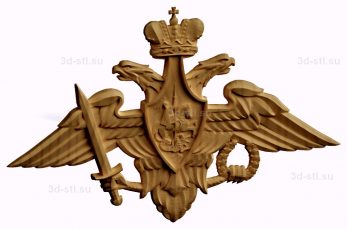 stl model is the emblem of the Ministry of Defence