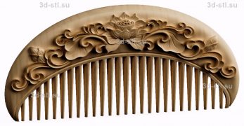 3d STL model-comb № 003 lotus
