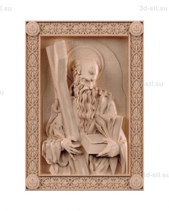 stl model is the Icon of St. Apostle Andrew