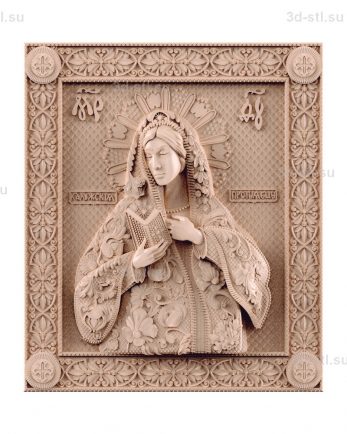 stl model is the Icon of the mother of God "Kaluga"