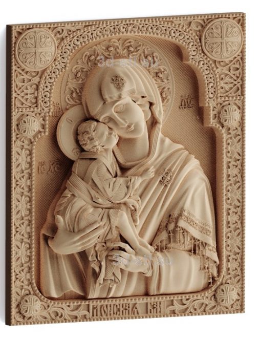 stl model is the Icon of "don" the mother of God