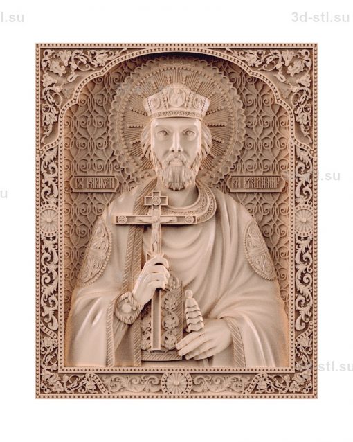 stl model is the Icon of St. Vladimir