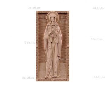stl model-Icon of the Rostov St. Martyr Tatiana