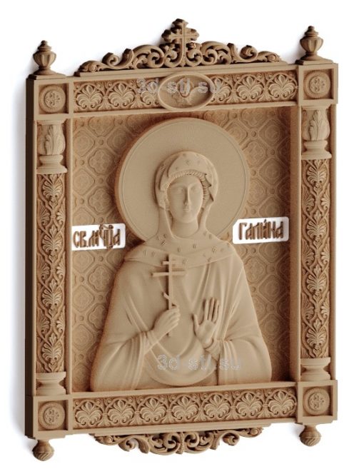 stl model is the Icon of St. Galina