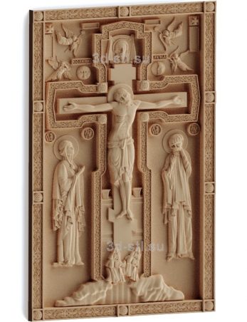 stl model is the Icon of the Crucifixion