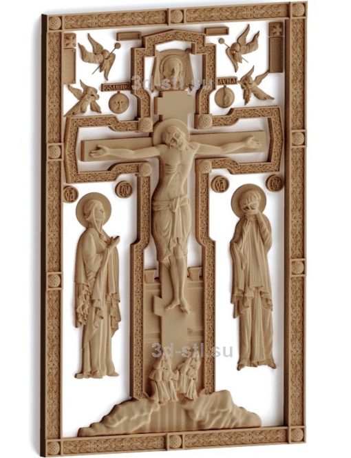 stl model is the Icon of the Crucifixion