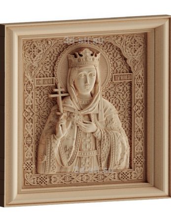 stl model-Icon of St. Nicholas Irina
